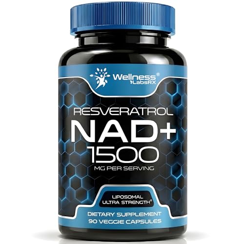Wellness LABSRX Liposomal NAD Supplement, 1500mg - NAD Resveratrol Supplement