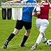 2 Pair Shin Pads Socks, Soccer Shin Guard Covers Socks Breathable Football Shin Pads Holders Soccer Sock Sleeves Soft Calf Sleeves for Kids Adults Beginners (Black & White)