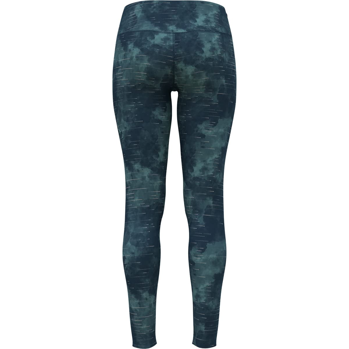 Odlo Tights Zeroweight Print Reflective Pantaloni da Corsa Donna