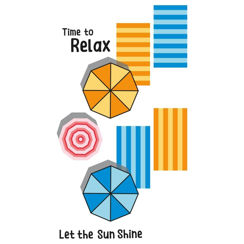 Sizzix™ Clear Stamps Set 16PK - Beach Blankets & Brellas by Catherine Pooler - Image 3