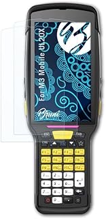 Bruni Screen Protector compatible with M3 Mobile UL20X Protector Film, crystal clear Protective Film (2X)
