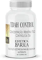 Magnésio L-Carnitina TDAH Control Foco, Concentração, Memória, 60 Cápsulas