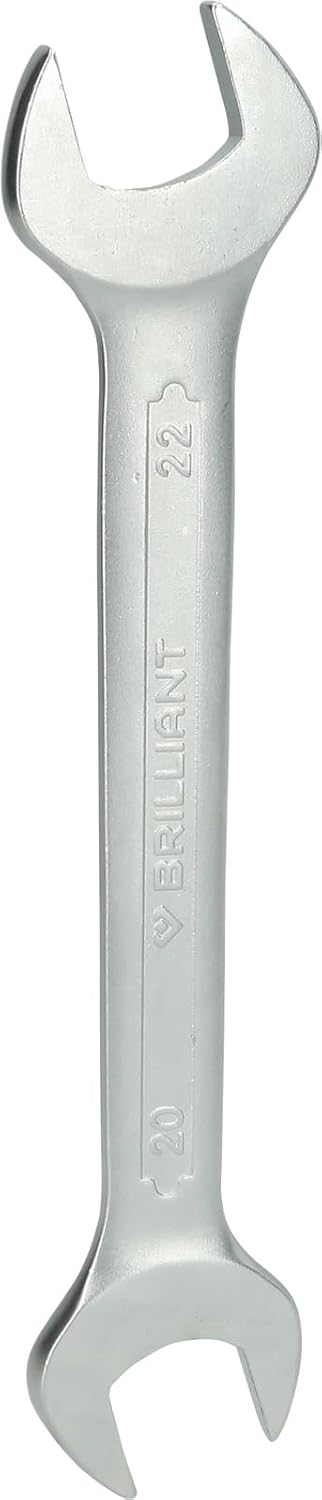 BRILLIANT TOOLS BT010909 Double Open-End Spanner 20 x 22 mm [Powered by KS Tools]