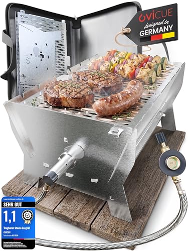 ovicue Grill | Mobiler Steck-Gasgrill –...