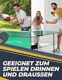 Glymnis Rakieta do tenisa stołowego, zestaw z 2 rakietami do tenisa stołowego i 4 piłkami do tenisa stołowego, 1 torba do noszenia dla początkujących, rodzin i profesjonalistów