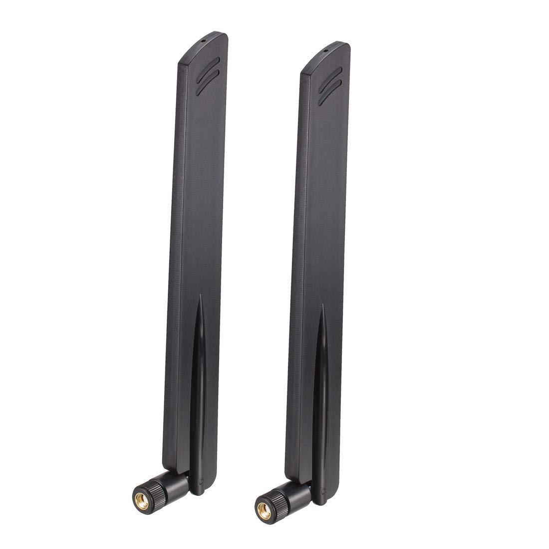 uxcell GSM LTE Antenna 3G 4G 15dBi High Gain 700-2700MHz RP-SMA Male Connector Direction Foldable Paddle Type 2Pcs