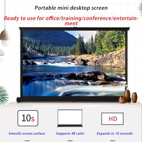 Pantalla de proyección manual portátil 50" 16:9 miniatura 2