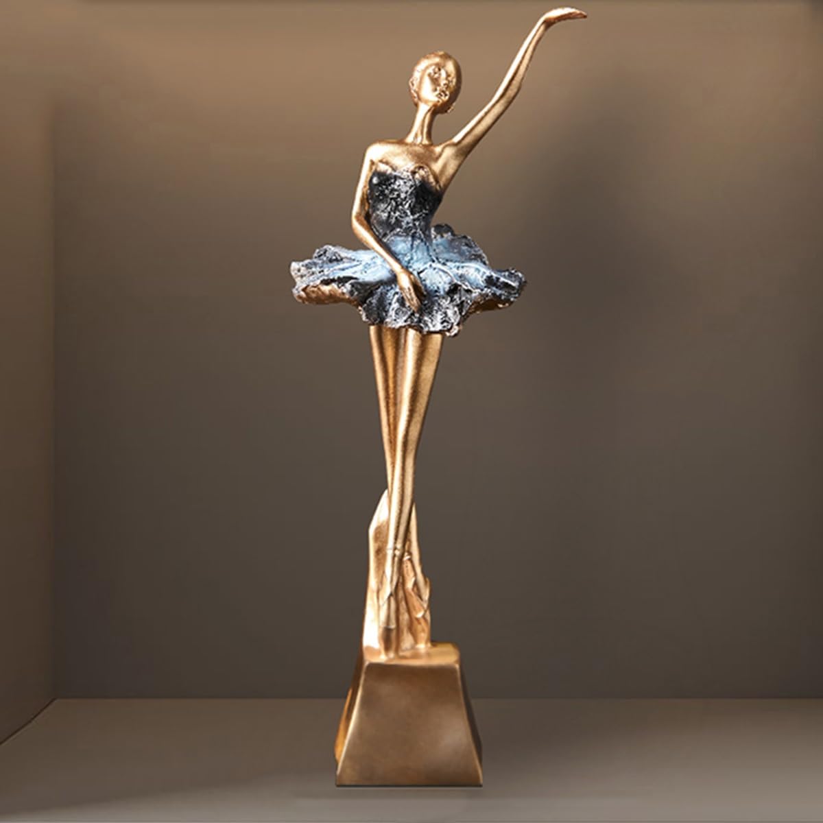 FLYIODFCXV desk ornaments, Girl Decorative Resin Ballet Sculpture Decor, Living Room, TV Cabinet
