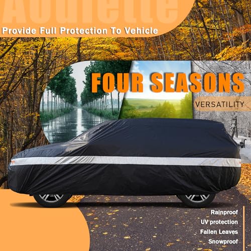 Image of Toyota Car Cover Custom Fit for Toyota RAV4 /RAV4 Prime, Waterproof Car Cover for Automobiles All Weather, Lightweight Full Exterior Cover Outdoor Sun Rain Dust Snow Wind Protection.
