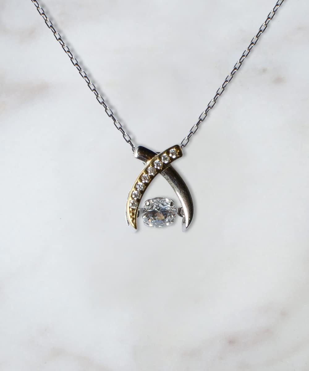Aquarius Stole My Heart Aquarius Gift Aquarius Necklace - Wishbone Dancing Necklace