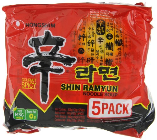 Nongshim Shin Ramyun Korean Style Spicy Noodle Soup Instant Noodles, 21.16 oz ℮ 600 g - Image 12 thumbnail