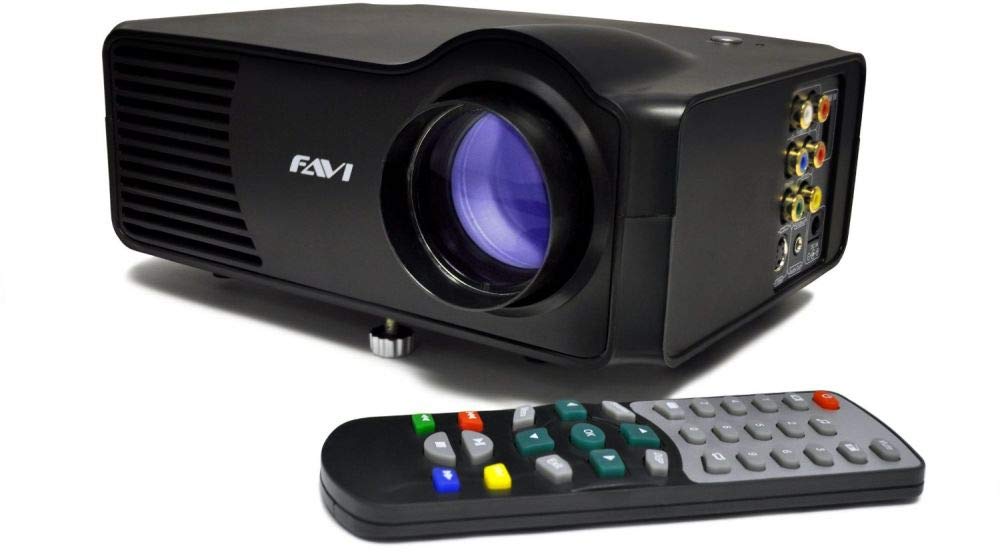 Favi Entertainment Led-3 Mini Projector (black)