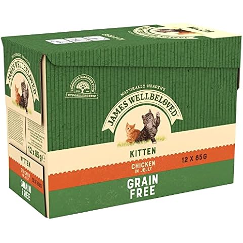 James Wellbeloved Kitten Grain-Free Chicken in Jelly Cover