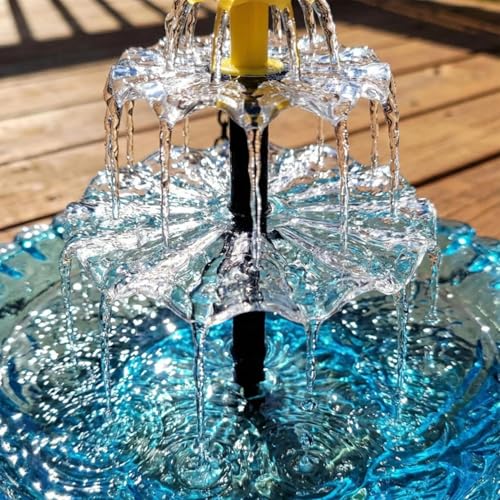 Baño para pájaros con fuente solar ecológica para llenar de vida tu jardín o porche 8