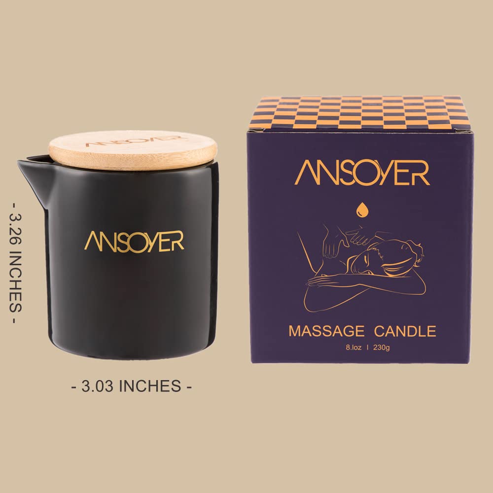 Candele Da Massaggio - Idratanti e nutrienti per la SPA di casa - 230 g (Caffè e Vodka1)