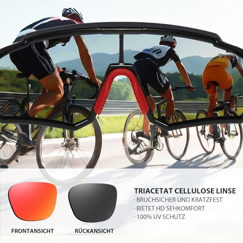 Lunettes de soleil de sport pour éliminer les reflets en course et pêche - 4