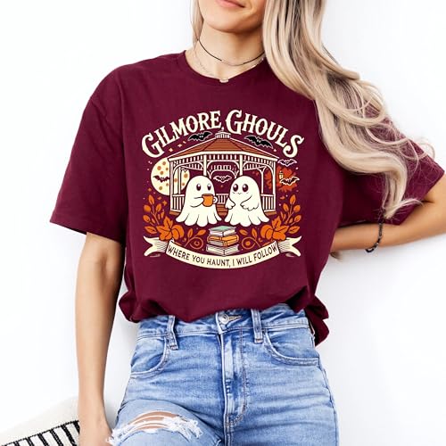 Gilmore Ghouls Sweatshirt Ghost Parody Halloween Hoodie Fall TV Show Fan Shirt Multicolor4