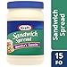 Kraft Sandwich Spread (15 oz Jars, Pack of 12)
