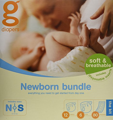 gDiapers Newborn Bundle, Newborn, 98 Piece Set