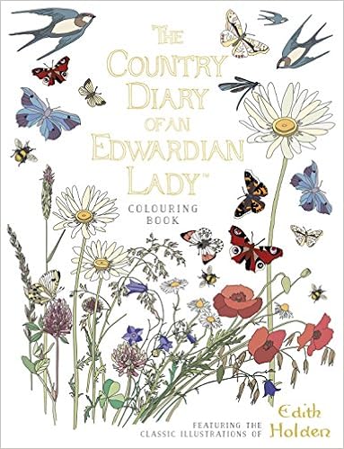 The Country Diary of an Edwardian Lady Colouring Book book cover