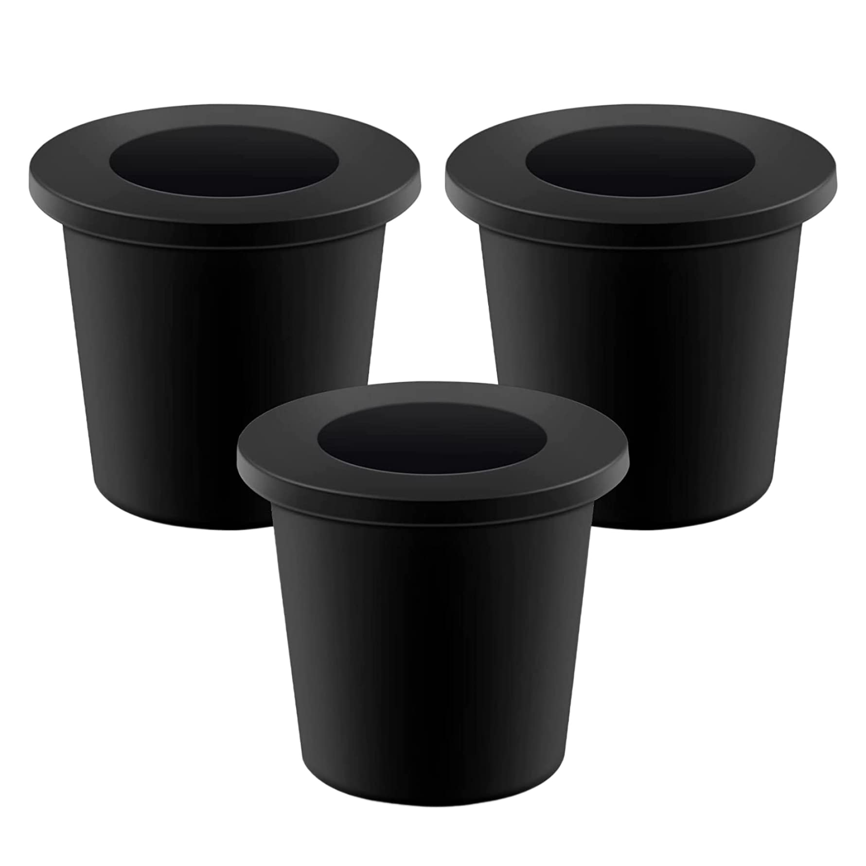 Cône cale de parapluie pour trou de table de patio en silicone flexible, lot de 3 pièces