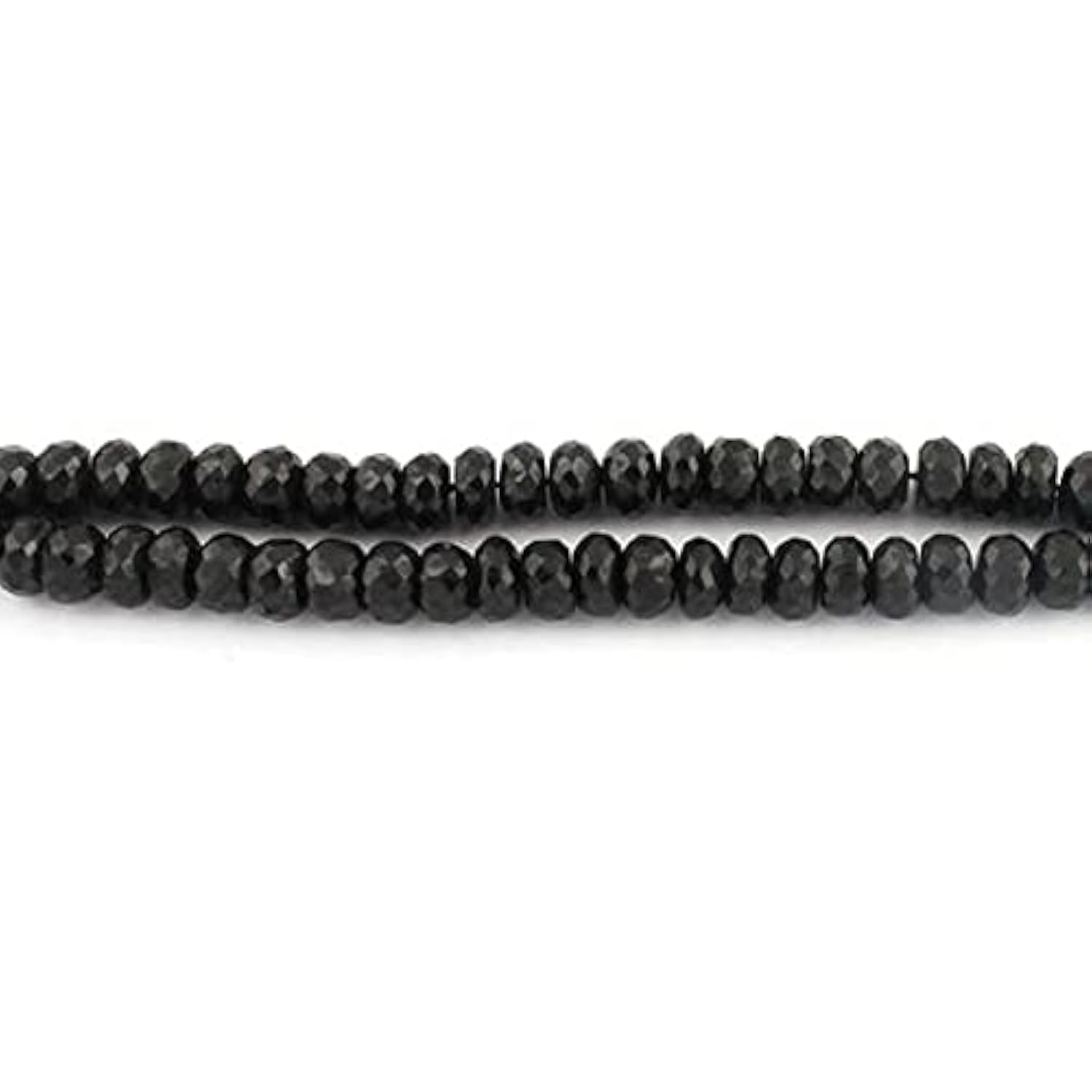 Onyx noir facetté rondelle résistant de 9mm pour réparer et créer des bijoux durables