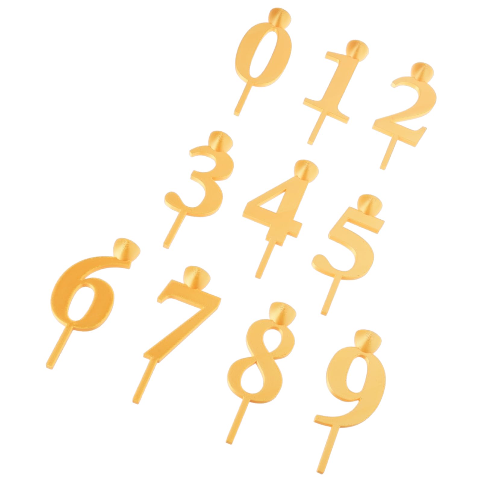 LUCKGONI Number Cake Decoration Set For Birthdays Anniversaries And Important Dates Digital Birthday Cake Candle Holder