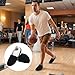 Ajcotahm 2 Pcs Bowling Shoe Slider, Black Bowling Shoe Covers with Elastic Band Adjustable Bowling Accessories for Men Women Playing Ball Dancing
