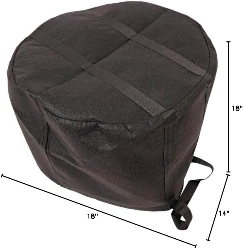 A.M. Leonard Fabric Grow Bags with Handles, 250 G/M2, 15-Gallon Capacity, Bundle of 15