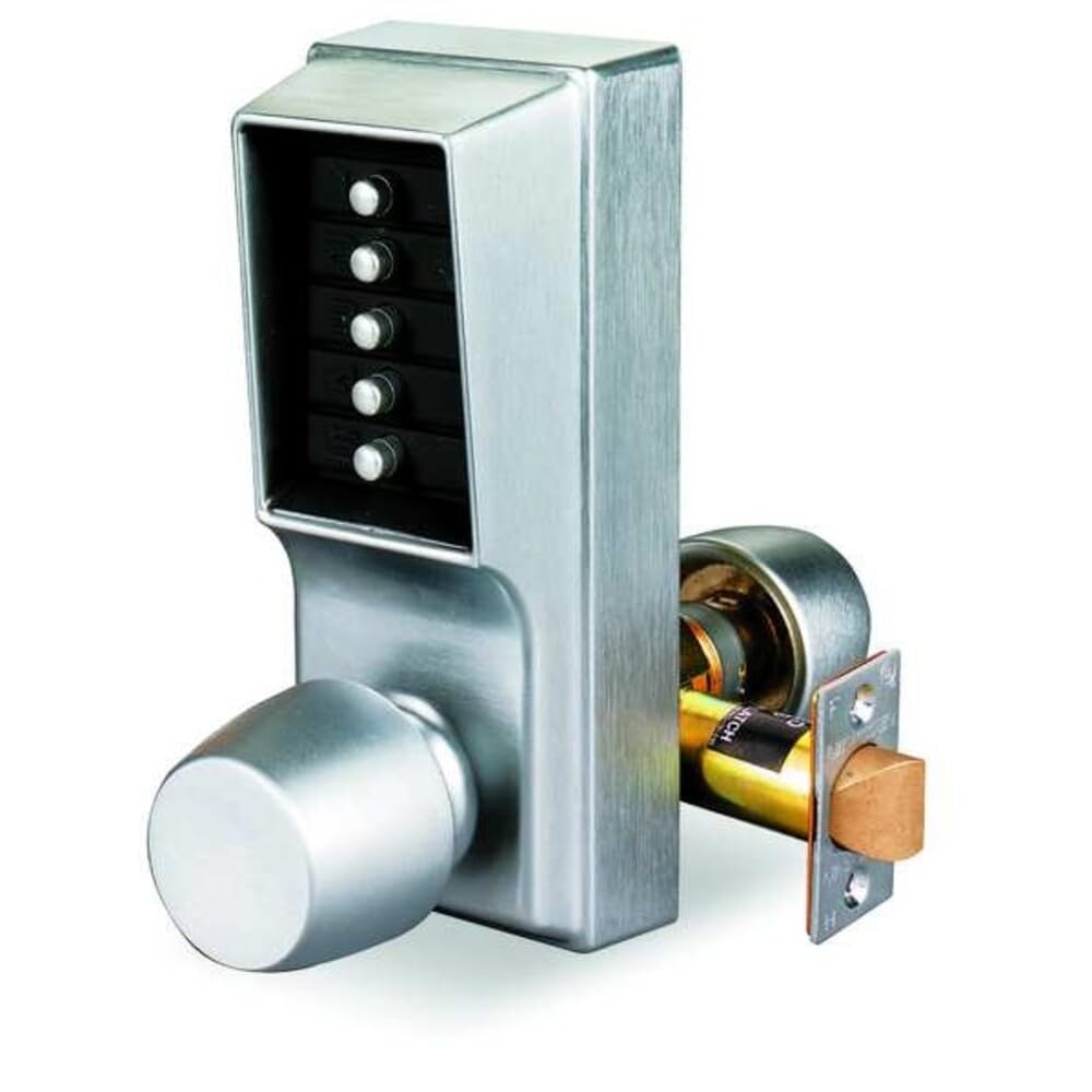 babaトープ S Kaba 1011-26D-41 Cylindrical Pushbutton Knob Nko Us26D, Satin