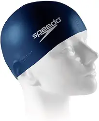 Touca de Natação Infantil, Speedo, Swim Cap Jr, Silicone Resistente com Encaixe Confortável