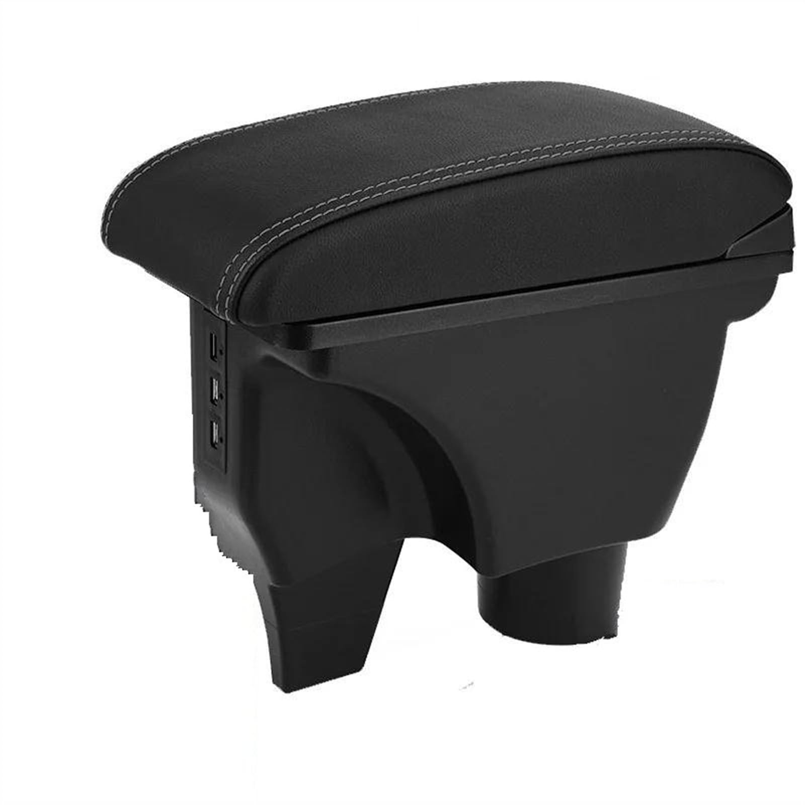 NOHEEU Car Armrest Box Accessories Interior Parts Details Storage Retrofit For Yaris For Vitz(B2Genuine leather)