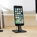 Twelve South HiRise 2 Deluxe for iPhone/iPad, black | Adjustable charging stand with Lightning + Micro-USB cables