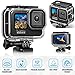 Hero 12 11 10 9 Waterproof Housing Case with 3-Pack Dive Filter for GoPro Hero 12 11 10 9 Black, Protective 60m Underwater Dive Case Shell with Bracket Accessories for Gopro Camera Accessories