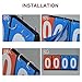 GZFCSL 2 Pack Scoreboard, Baseball Scorebook, Scorecard Holder, 4-Digital Score Keeper for Basketball, Volleyball, Tennis Table (2)
