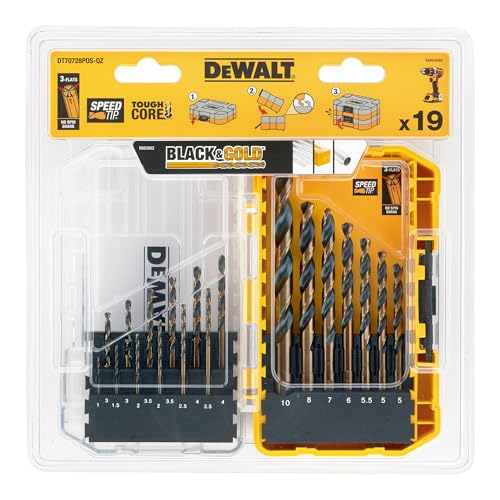 Dewalt Jeu de forets à métaux hss g 19 pces - vue 6