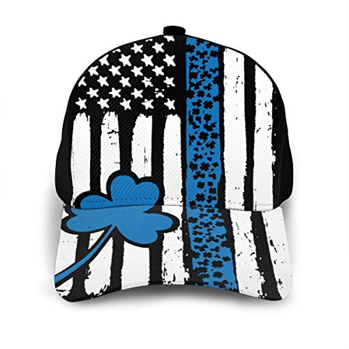 Classic Baseball Cap Thin Blue Line St Patricks Police Us Flag Men Women Golf Hats Adjustable Plain Cap