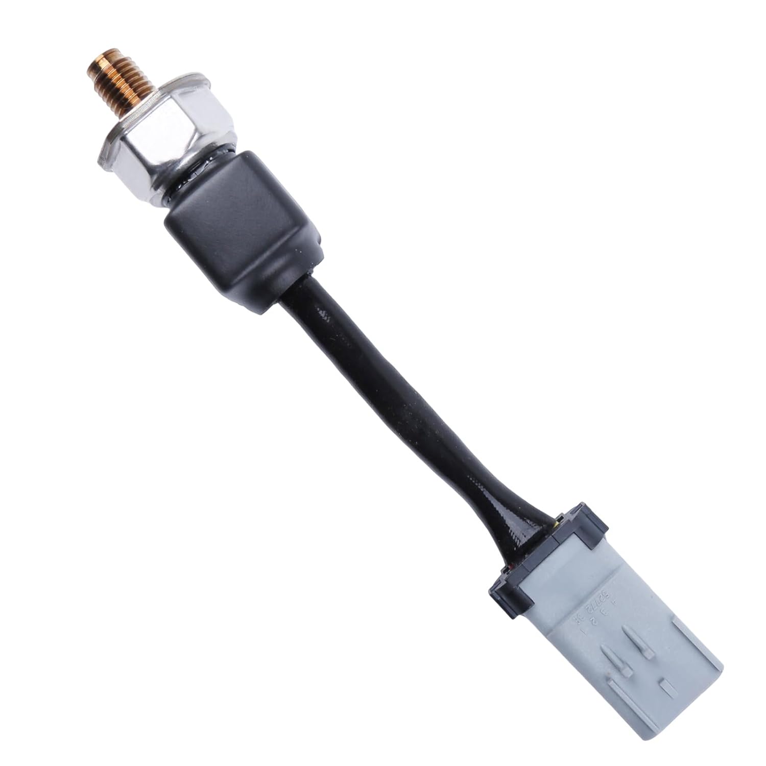 Fuel Pressure Sensor fit for Peterbilt Cummins ISX12 ISX15 X15 Engines Replace 2897581 5PP5-7 Fuel Rail Pressure Sensor
