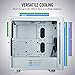 Corsair CARBIDE 275R Mid-Tower Gaming Case, Tempered Glass- White (CC-9011133-WW)