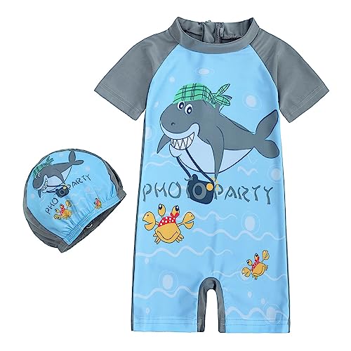 Image of Baby Bucket Swimsuit for Boys | Swimwear with Cap | Swimming Costume | Swimwear and Beachwearr