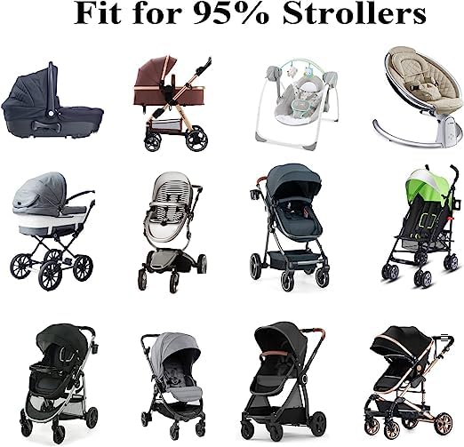 Moustiquaire Lit Bebe Pare Soleil Poussette Pare Soleil Pour Poussette,Canopy Auvent Pare Soleil Pour Nacelle Landau, Anti-UV 50 Couffin Couverture Uv Pour Poussette Parasol Poussette