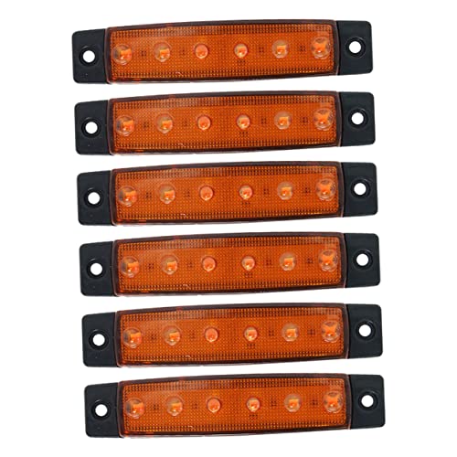 GRIRIW 6Pcs Boat Navigation Lights Leds Utility LED Interior Lights for Kayak Sailboat Yacht Low Power Consumption Durable and Raining Resistant