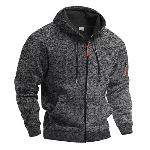 Sweat à capuche surdimensionné veste polaire de sport homme
