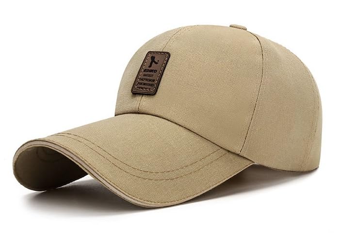 Breathable Men Sun Visor Cap Baseball Adjustable Sport Summer for Golf Tennis Cricket Cycling Running Gym Sun UV Protection (Brown).-image-26