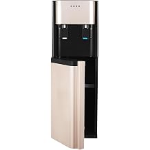 Self Cleaning Bottom Loading Water Dispenser with Heating & Cooling, 20L High-Capacity Floor Standing Water Cooler for Home, Office, Gym, Kitchen, Living Room,Gold