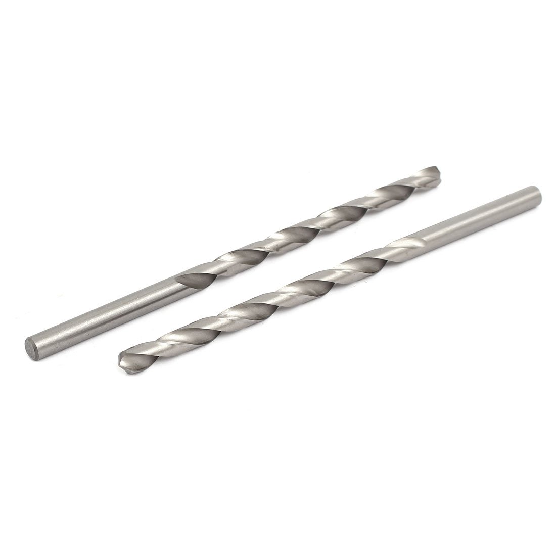 Aexit 7.2mm Dia Tool holder HSS Double Flutes Straight drill hole Twist Drill Bits Silver Tone 5pcs Model:37as618qo594