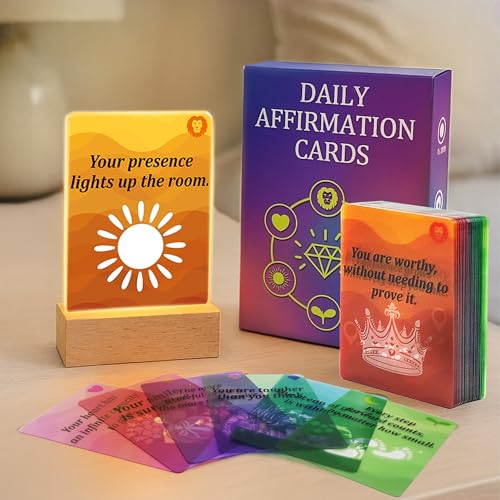 HEKOOLA �|�W�e�B�u�A�t�@���[�V�����J�[�h 52�� �����p �f�B�X�v���C�X�^���h�t�� �C���X�s���[�V������^���閈���̍m�菑