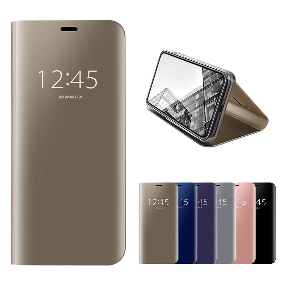 HMOON Mirror Case for iPhone XS Max Gold (6.5in)