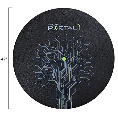 Vr Mat - Proximat ® Metaverse Portal 42" - X-Large Mat For Virtual Reality - Play With Both Feet On The Mat #TOP5