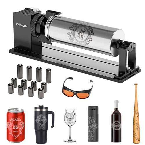 Kit rotatif laser Creality avec élévation M6 pour objets cylindriques - 2